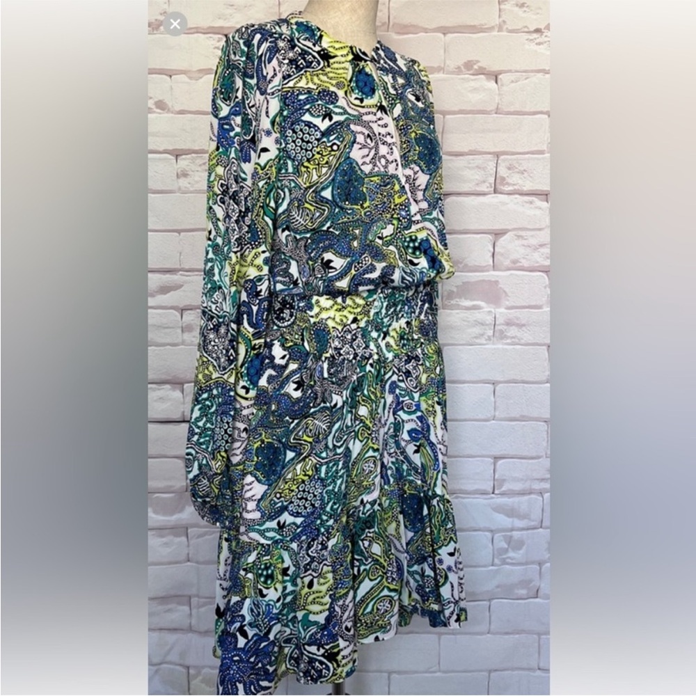 A.L.C. Nami Print Ruffle Dress - Picture 4 of 4
